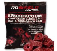 (600g) Roshield Brodifacoum Rat & Mouse Killer Wax Bait Blocks
