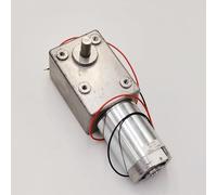 600JSX-4468 7144 Square Turbo-Worm Gear Reduce Box Self-Lock 12V 24V Motor High Torque Speed 1/5/10/15/30/60/100RPM Single Shaft,practical