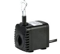 600L/H 8W Submersible Water Pump for Aquarium Tabletop Fountains Pond Water Gardens and Hydroponic Systems with 2 Nozzles AC220-240V