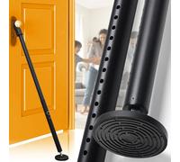 600LB Door Barricade Security bar- 24.5-50.7'’ Adjustable Door Stopper Stick for Front,Home,Apartment,Hotel,Heavy Duty Safety Lock Blocker Jammer-Women,Traveler Must Have