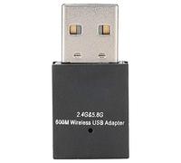 600Mbps USB WIFI Adapter, Dual Band Wireless Network Card WIFI Receiver, USB2.0 Wireless Network Adapter For Windows XP/Vista/Win 7 / Win8