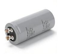 600MFD Motor Starting Running Capacitor 125VAC, Plastic Case with Screw Terminals 43x102mm - High Reliability, Heat Resistant for & Motor Applications