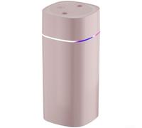 600ml Double Nozzle Humidifier, Quiet USB Aroma Diffuser with Ambient Light, Large Mist Output for Home Car Office Bedroom Use(Pink)
