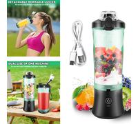 2024 Portable Electric Juice Maker Blender Smoothies Juicer Fruit Machine 600ML