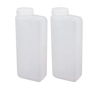 600ML Oil Mixing Bottle Container, 2 Stroke Oil Petrol Fuel Mix Bottle Reusable Nylon Plastic 2PCS Stable Accurate Superb Craftsmanship for Chainsaw Plastic Bottles