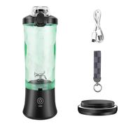 600ml Portable Mini Blender, USB Rechargeable Small Smoothie Blender,Large Capacity Travel Blender Portable Smoothies, Protein Shakes, Blends Ice & Frozen Fruit