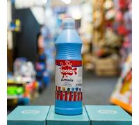 600ml Scola Artmix Flourescent Poster Paint - Electric Blue
