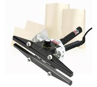600mm Crimp Heat Sealer, Portable Handheld Heats Sealing Machine 0-250°C, Leakage Proof Film Welder for Food Packaging, Aluminum Foil Bags, and Kraft Paper