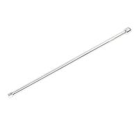 600mm Long Knurled Extension Bar - 1/2" Sq Drive - Spring-Ball Socket Retainer