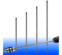 600mm M10Chuck Deep Hole Drilling Extension Connect Rod Hex Extention Holder 300-600mm
