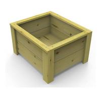 600mm Organic Wooden Garden Planter