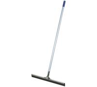 600mm Rubber Blade Floor Squeegee - Aluminium Handle - Metal Support Beam