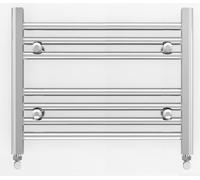 600mm Wide 400mm high Narrow Small Chrome Heated Towel Rail Straight Flat Bathroom Warmer Radiator Rack Central Heating Turkish Zone
