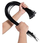 600mm x 9mm Cable Ties, 150 PCs Heavy Duty Extra Long Thick Nylon Zip Ties Self Locking Tie Wraps, 23.6 Inch Ultra Strong Tensile Cable Tie for Home Office Garage Workshop DIY Garden Outdoor (Black)