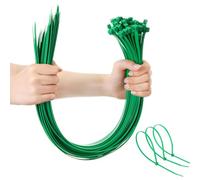 600mm x 9mm Cable Ties, 50 PCs Heavy Duty Extra Long Thick Nylon Zip Ties Self Locking Tie Wraps, 35.4 Inch Ultra Strong Tensile Cable Tie for Home Office Garage Workshop DIY Garden Outdoor (Green)