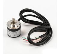 600P/R Rotary Encoder, 5v-24v AB 2 Phase Axis 6mm Incremental Optical Encoder for Measuring Rotation Speed