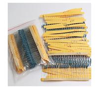 600Pcs 30 Kinds Each Value Metal Film Resistor Pack, 1/4W 1Percent Resistor Assorted Kit Set KzHgIdRY