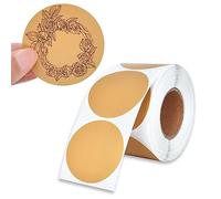 600PCS 50mm Round Stickers, Thermal Printer Labels Dot Stickers, Self-Adhesive Label Paper, Labels Paper for Office, Retail, Home, Classroom, Warehouse, Inventory