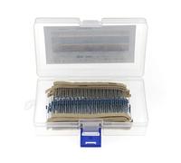 600pcs/Box 30 value x 20pcs 1/4W metal film resistor assorted kit 1% tolerance. RRBXXUYN(With Box)