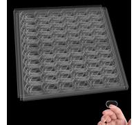 600Pcs Clear Sticky Tack Putty, Removable Glue Dots 13×8mm Adhesive Mounting Putty, Double Sided Sticky Dots Museum Putty for Home, Office, Kitchen, DIY Photos Wall, Posters, Party Decorations