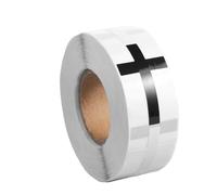 600pcs Cross Christian Sticker, Black and White Religious Decal Small Catholic Sticker Roll for Kid God Faith Christian Athlete Baseball Football Basketball Helmet Water Bottle Sport Supplies Backpack