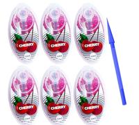 600pcs Crush Balls For Cigarettes And Filters,Dispenser Case of Flavoured Pop Crush Balls Capsules for Filter Tips Insertion (Cherry)