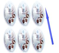 600pcs Crush Balls For Cigarettes And Filters,Dispenser Case of Flavoured Pop Crush Balls Capsules for Filter Tips Insertion (Coffee)