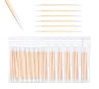 600PCS Double Pointed Tip Cotton Swabs, Precision Tip Cotton Swabs Microblading Cotton Swab for Makeup Nail Polish Remover Pen Touch Up Disposable Makeup Applicators Beauty Tools
