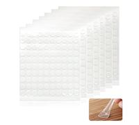 600Pcs Double-Sided Adhesive Tape Stickers, Extra Strong Glu Dots Clear Sticky Tack Putty Permanent Adhesive Tape Discs Removable Round Putty No Trace Stickers for Poster Museum Wall Wood Plastic