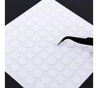600pcs Double-Sided Mounting Putty, 0.39 Inch Clear Adhesive Dots Transparent Glue Tape Stickers Round Sticky Acrylic Tack Putty Removable No Trace Mark Wall Putty for Hanging Photo Pictures Posters