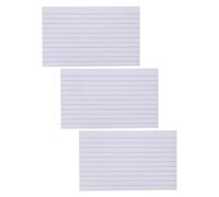 600pcs Double Sided Ruled Index Cards for Study Notes and Office Use