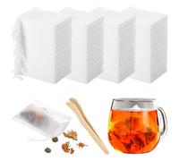 600PCS Empty Tea Bags for Loose Tea Reusable Tea Bags Bulk with Drawstring