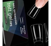 600pcs Feet Styles Nails Tips Gel Clear Design for Salon and Home Use Half Full Covers Manicure Nails Art