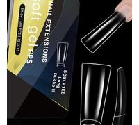 600pcs Feet Styles Nails Tips Gel Clear Design for Salon and Home Use Half Full Covers Manicure Nails Art