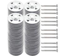 600Pcs Foam Board Fasteners Includes Screws & Washers for Boards, Drywall, Tile Backer - Rust-Resistant Metal Washers & Self-Tapping Screws (300+300) - Secure Mounting for DIY & Construction