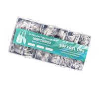 600pcs Matte Press On Nails Short Square Ab Tip Natural Fit and Office Friendly Nail Mat Press Mattress Press