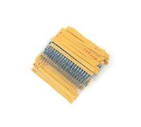 600pcs Metal film Resistors 1% resistance 1/4W throught hole diy electronic kit 30 value*20pcs 0.25W Set of resistor 10 ohm ~ 1M NWPNLXEA