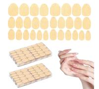 600Pcs Nail Sticky Tabs, 40 Sheets Nail Adhesive Stickers in 15 Sizes, Strong Press On Nails Sticky Tabs, Removable Transparent Nails Glue Stickers for Home DIY Jelly Sticker