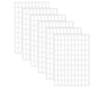 600PCS Nail Tabs Ultra-Thin Press on Nail Sticky Stickers Clear Jelly Nails Adhesive Tapes for Press Ons, Long-Lasting Double-Sided Waterproof Nails Glue Sticker, 6 Sheets