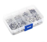 600pcs Non Insulated Copper Tube Terminal Set Cold Pressed for Electrical Connections with Efficient Power Transmission
