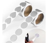 600pcs Scratch Off Stickers, 1in Round & Heart Shape Scratch Off Labels Self-Adhesive Make Your Own Scratch Off Decal for Lottery Tickets DIY Raffle Card Creating Games Reveal(Gold)