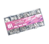 600PCS Semi-Gloss False Nails Short Almond Shape, Full Cover NoDamage Design with Crystal Matte Texture Essentials Seamlessly Fit False Nails