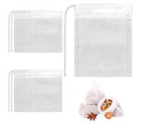 600pcs Spice Bags for Cooking, Reusable Drawstring Tea Sachet Bags, Empty Infuser Bags for Loose Tea, Coffee and Spices, 5 x 7 cm
