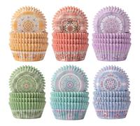 600Pcs Standard Size Cupcake Cases, Disposable Cupcake Baking Liners Cups