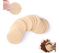 600pcs Unbleached Coffee Filter Papers,6.4cm Coffee Filters Unbleached Round Replacement for Aerobie Aeropress Coffee and Espresso Makers