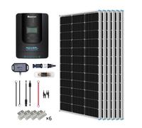 600W 12V/24V Monocrystalline Solar Premium Kit w/Rover 60A Charger Controller - Rigid Solar Panel Kit (6x100W)