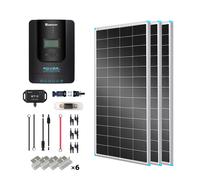 600W 12V/24V Monocrystalline Solar Premium Kit w/Rover 60A Charger Controller - Rigid Solar Panel Kit (3x200W)