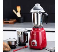 600W 3-in-1 Professional Indian Mixer Grinder Stainless Steel Jars Wet & Dry Mix