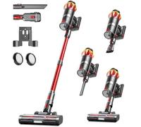 600W 50kPa 65Mins Cordless Vacuum Cleaner, 1.6L Self-Standing Anti-Tangle Vacuum cleaners for Home with OLED Touch Screen, Wall-Mounted Charging, Upright Vacuum for Pet Carpet Car Hardwood Floor