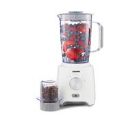 (White) Geepas Electric Blender Smoothie Maker 600W, 1.8L
